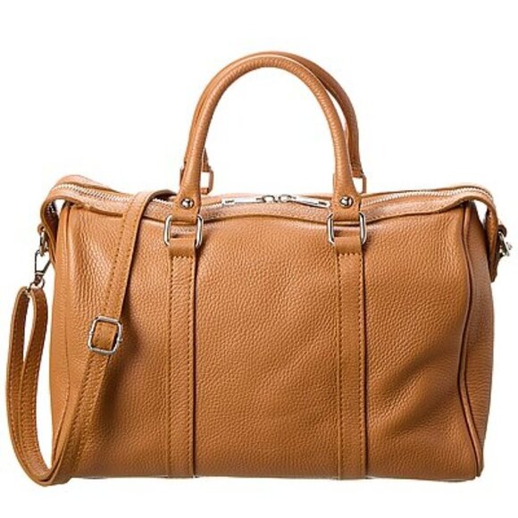 Persaman New York Tanna Leather Duffel Bag